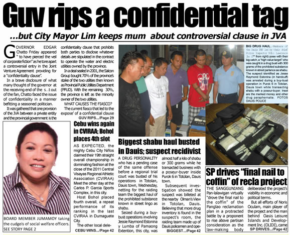 Bohol News, Online news in Bohol, leading bohol newspaper