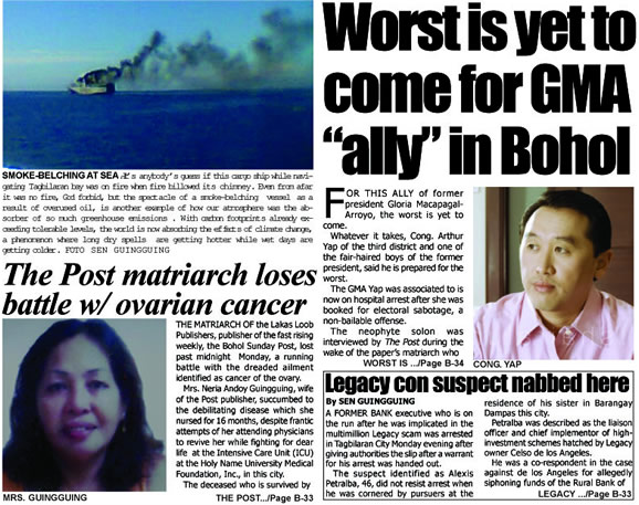 Bohol News, Online news in Bohol, leading bohol newspaper