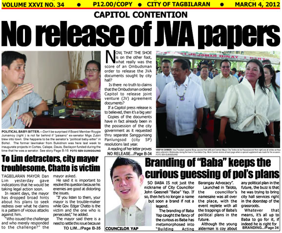 Bohol News, Online news in Bohol, leading bohol newspaper