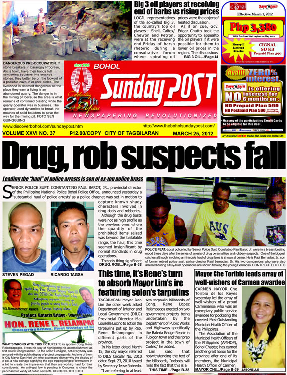 Bohol News, Online news in Bohol, leading bohol newspaper