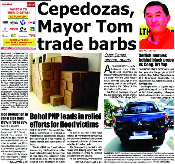 Bohol News, Online news in Bohol, leading bohol newspaper