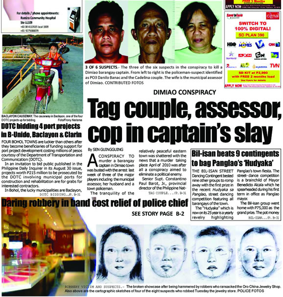 Bohol News, Online news in Bohol, leading bohol newspaper