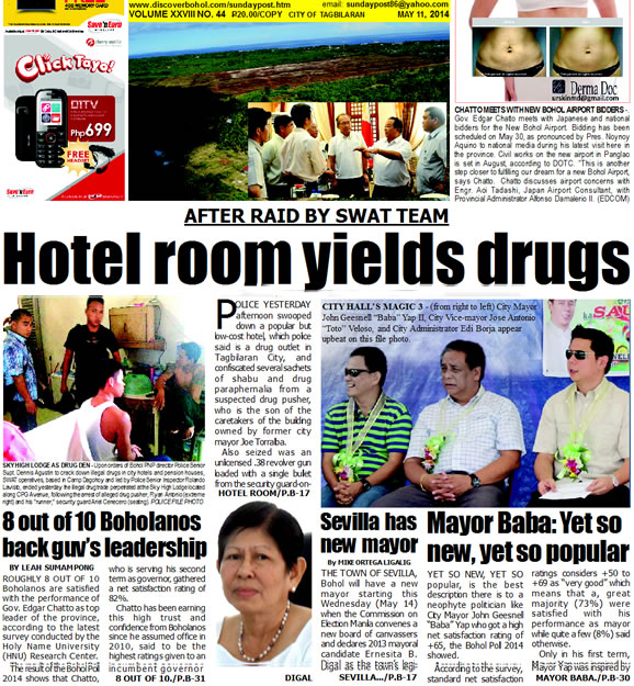 Bohol Sunday Post - Bohol Newspaper - Bohol news online - Bohol online news - Bohol latest news - Bohol news update - Bohol breaking news - What's happening in Bohol, Bohol earthquake